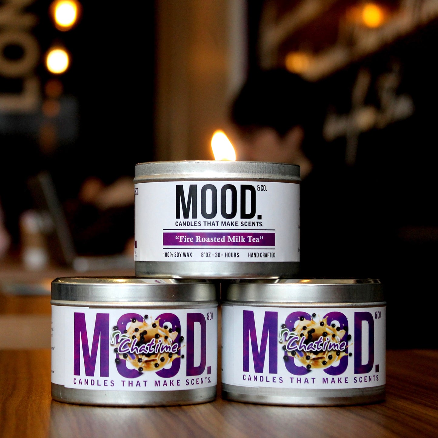 "Fire Roasted Milk Tea" (Chatime's candle)