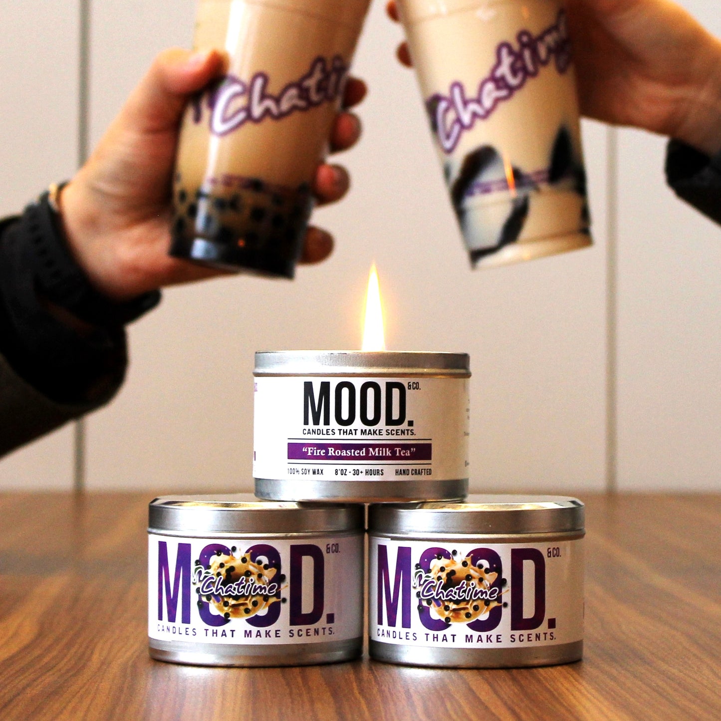 "Fire Roasted Milk Tea" (Chatime's candle)