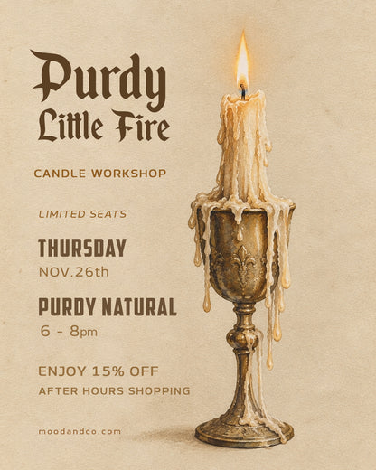 Purdy Little Fire (Candle Workshop)