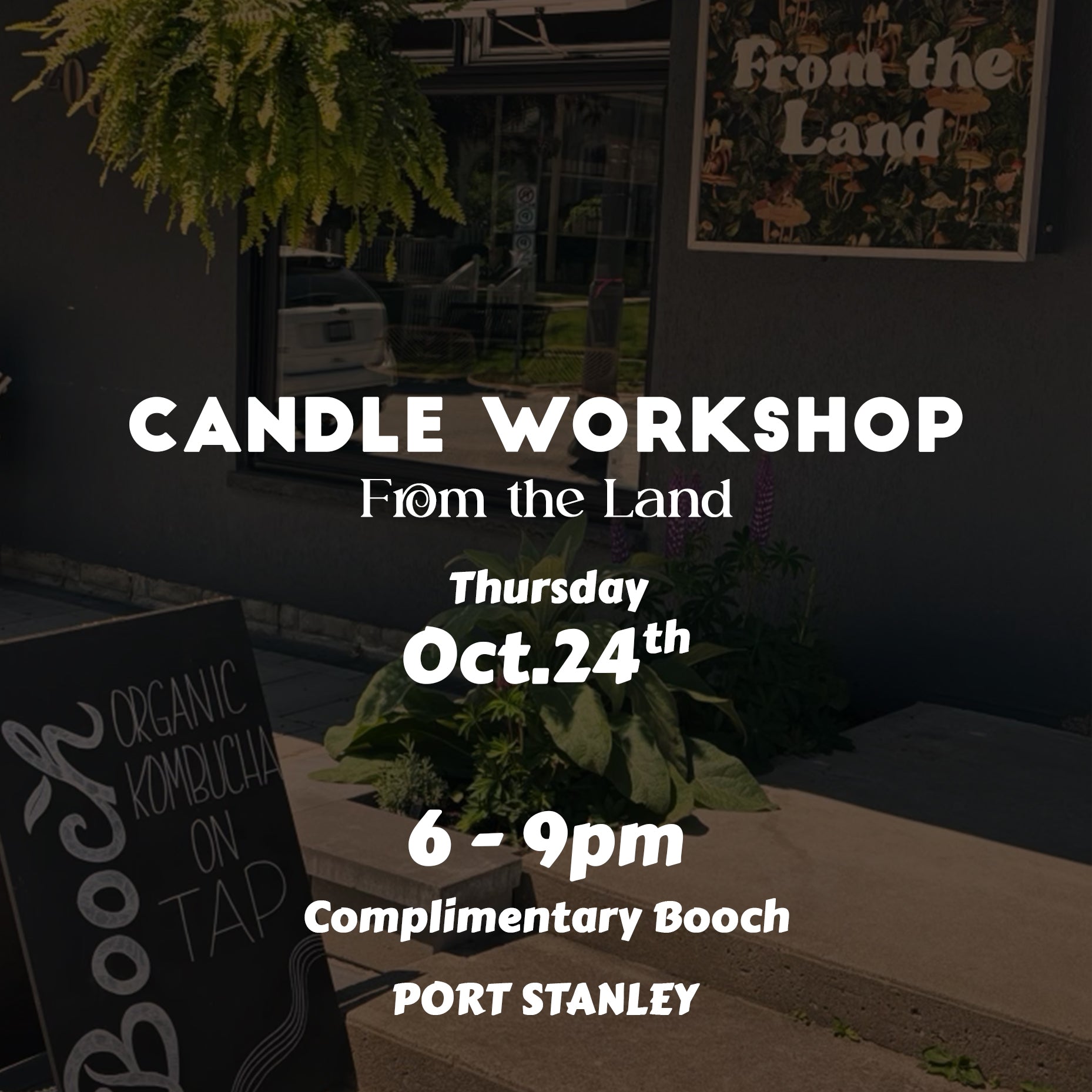 From the Land candle class